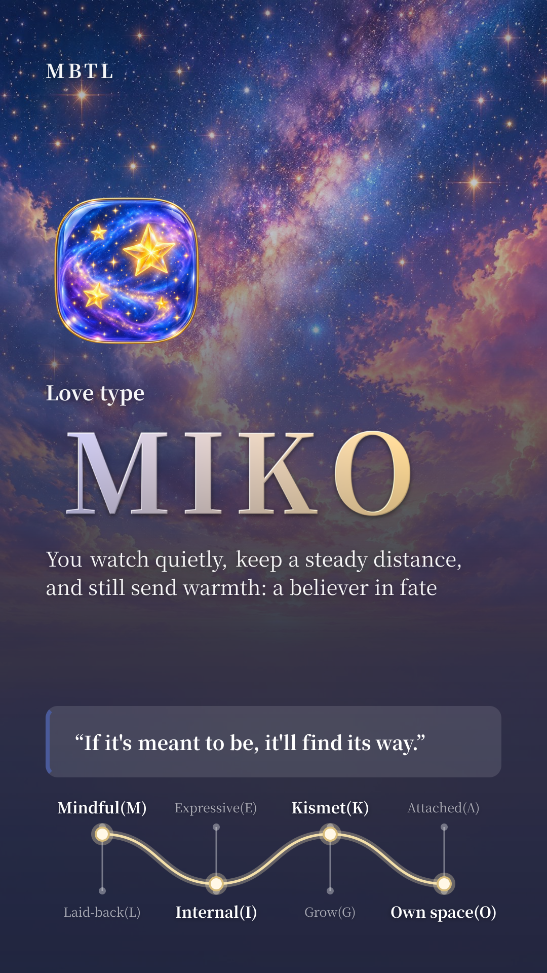 Night-Sky Star MIKO type card