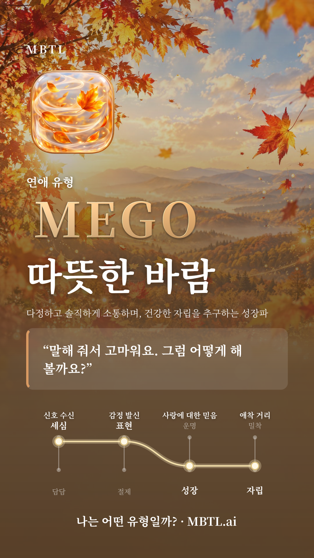 따뜻한 바람 MEGO 유형 카드